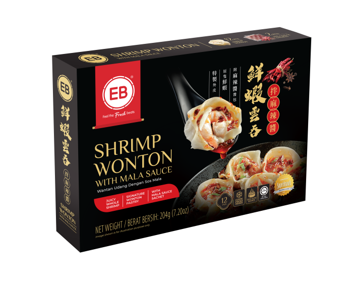 鮮蝦雲吞拌麻辣醬：圖片 1