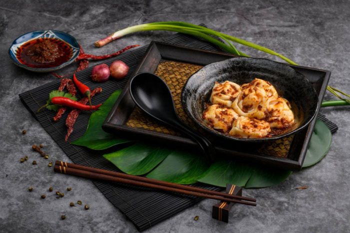 Shrimp Wonton With Mala Sauce - Image 2